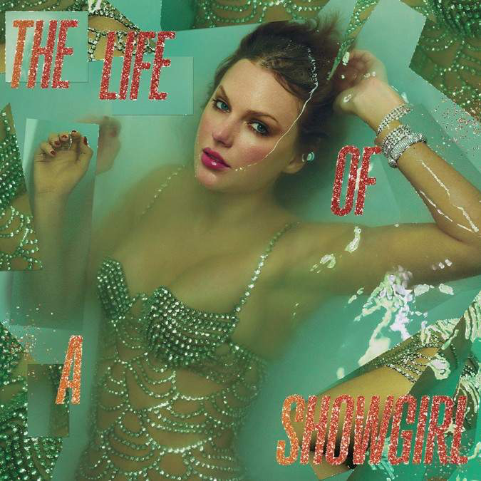 Taylor Swift The Life of a Showgirl: Sweat and Vanilla Perfume Portofino Orange Glitter Vinyl